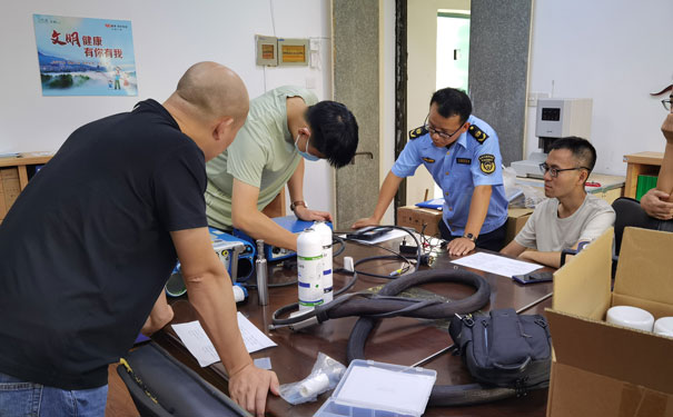 杭州建德环境监测站PF-300非甲烷总烃分析仪交货培训 杭州建德环境监测站PF-300非甲烷总烃分析仪交货培训